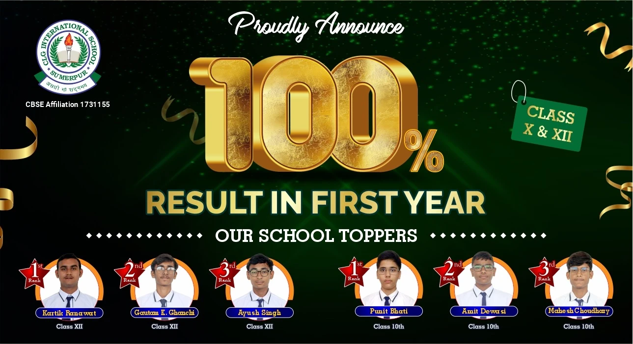 CLG International School Toppers